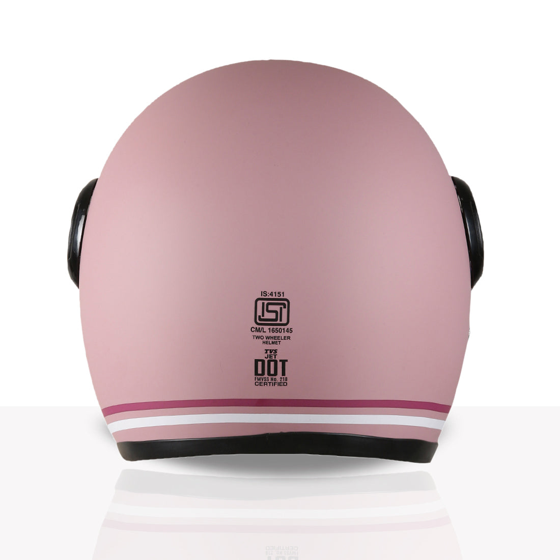 TVS MissFit Helmet for Women | Lightweight Ladies Helmet for Scooty | Stylish Girls Helmet with Extreme Comfort Fit | Women Helmet with Clear Visor | DOT & ISI Certified Helmet for Woman